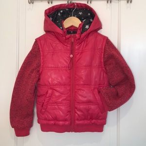 Urban Republic Girls Puffer Sweater Jacket